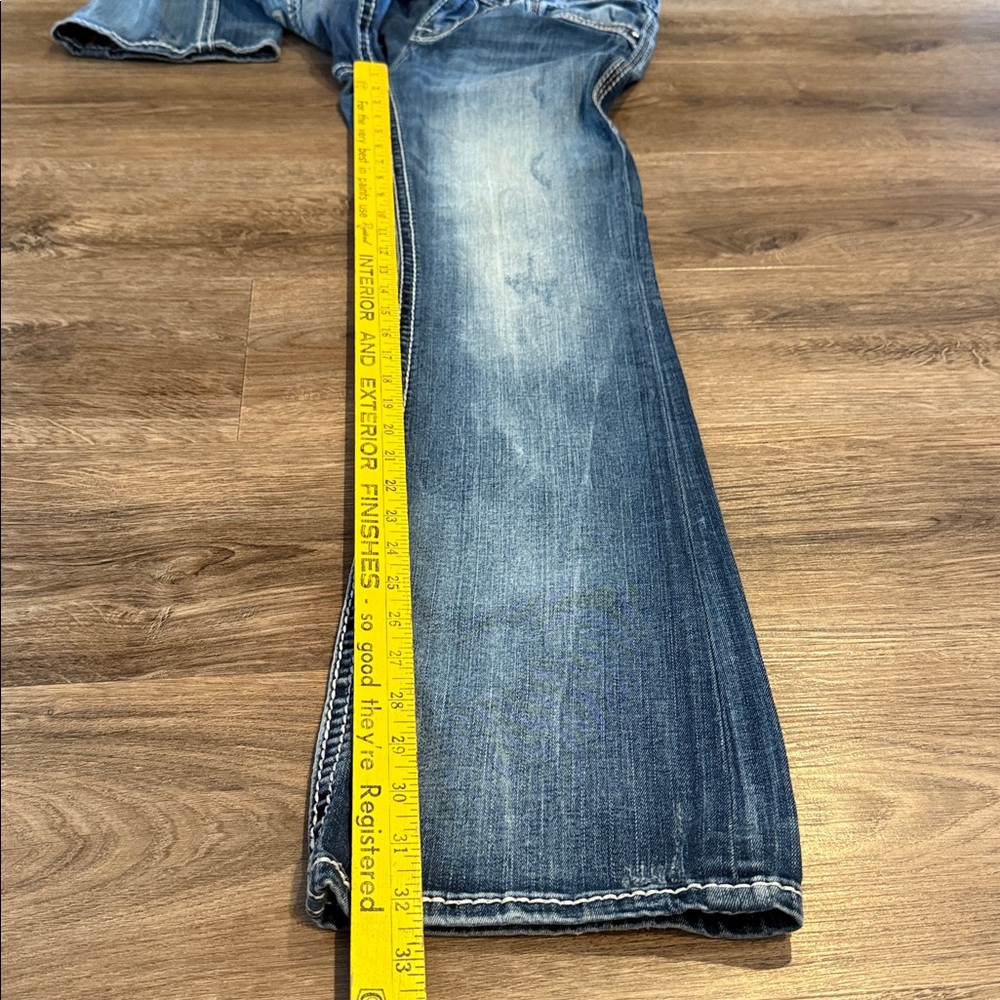 Rock Revival Hettie Boot Stretch Repaired Jeans Women’s Size 29 - Picture 7 of 10